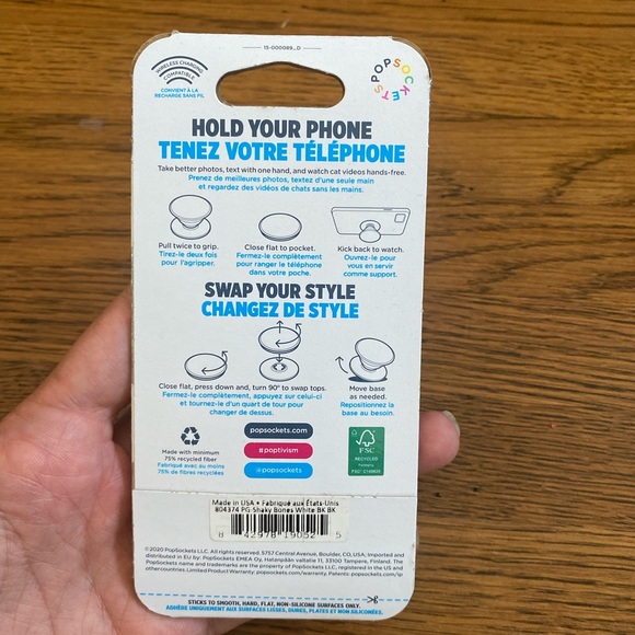 New unopened Popsocket Skeleton - Picture 2 of 3